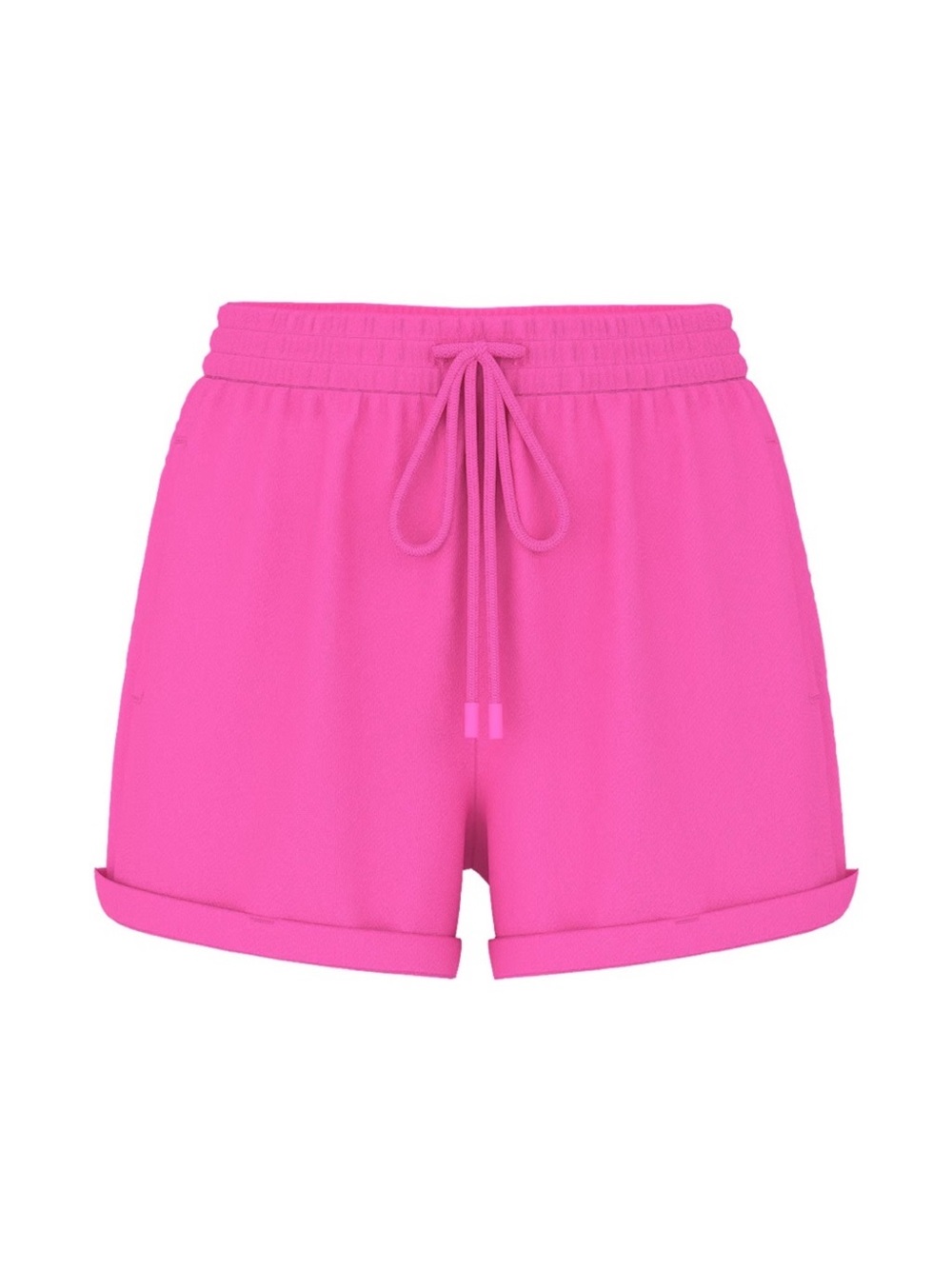 Victoria’s Secret PINK Ivy Fleece Rolled Hem Shorts Pink Gossip Size Small